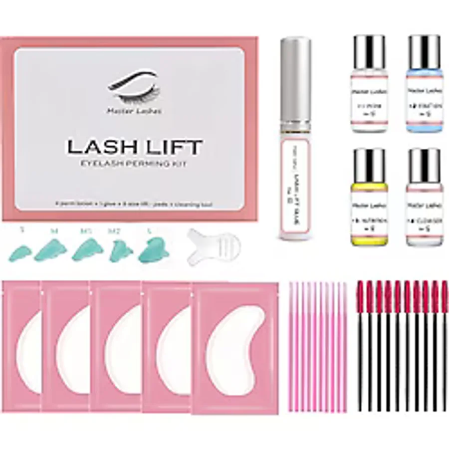 Master Lashes Kirpik Lifting Seti Yapıştırıcılı 10ml Lash Lift, Kaş & Kirpik Perma Seti Full Set