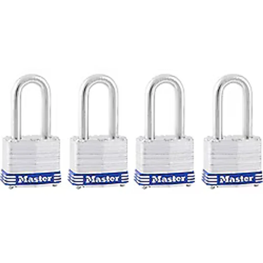 Master Lock 3QLF dış mekan asma kilit, anahtarlı, 4 adet aynı anda kapanır