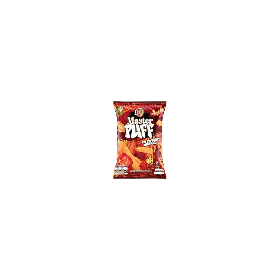 Master Nut Puff Acı Ketçap Aromalı Mısır Cipsi 90 gr