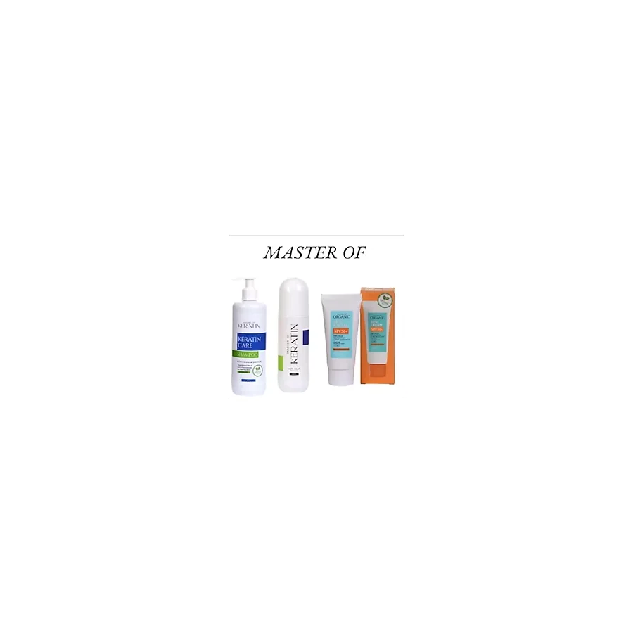 Master Of Keratin Şampuan + Bakım Sütü + Güneş Kremi Üçlü Bakım Seti