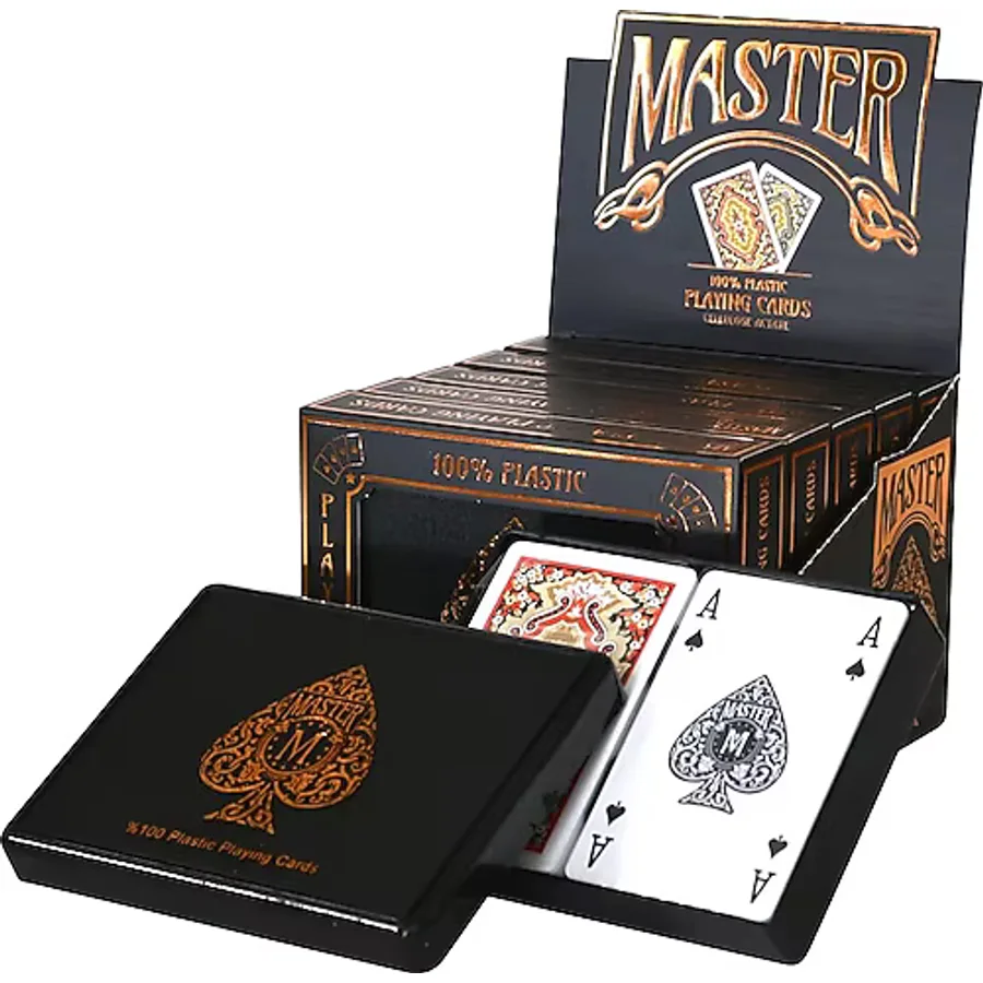 Master Plastik 2'li Oyun Kağıdı (Mika Kutu)