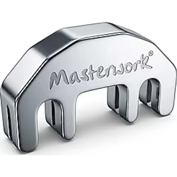 Masterwork Profesyonel Ayarlanabilir Keman Susturucu Kaliteli Döküm Metal Keman Susturucusu 4/4 3/4 1/2 Gümüş Renk - My Yonca