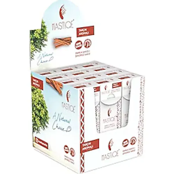 Mastiqe Doğal Aromalı Damla Sakızlı Şekersiz Sakız 20 Grx 12 Adet (Tarçın)