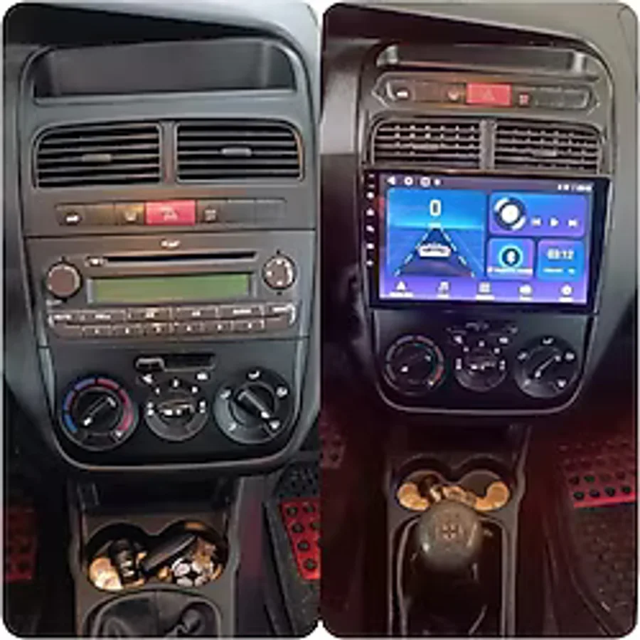 Mat FİAT LİNEA ANDROİD 4rem 64 hafıza MULTİMEDYA CARPLAY-KAMERA-IPS EKRAN Uyumlu