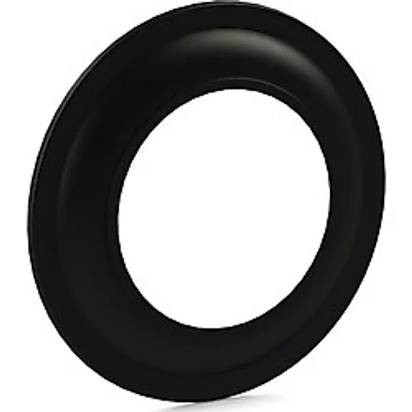 Mat Siyah Emaye Soba Borusu / Bilezik / Çap: 13 cm