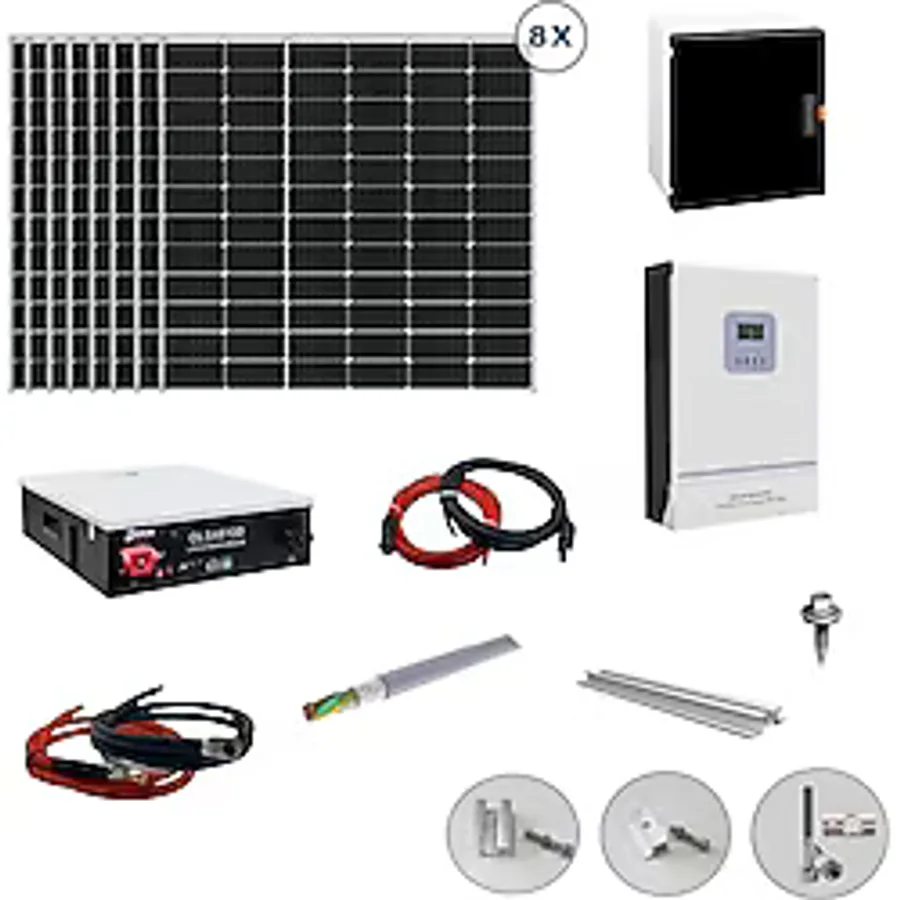 MATECH 10 kW Solar Paket Sistem (10000W/Gün)