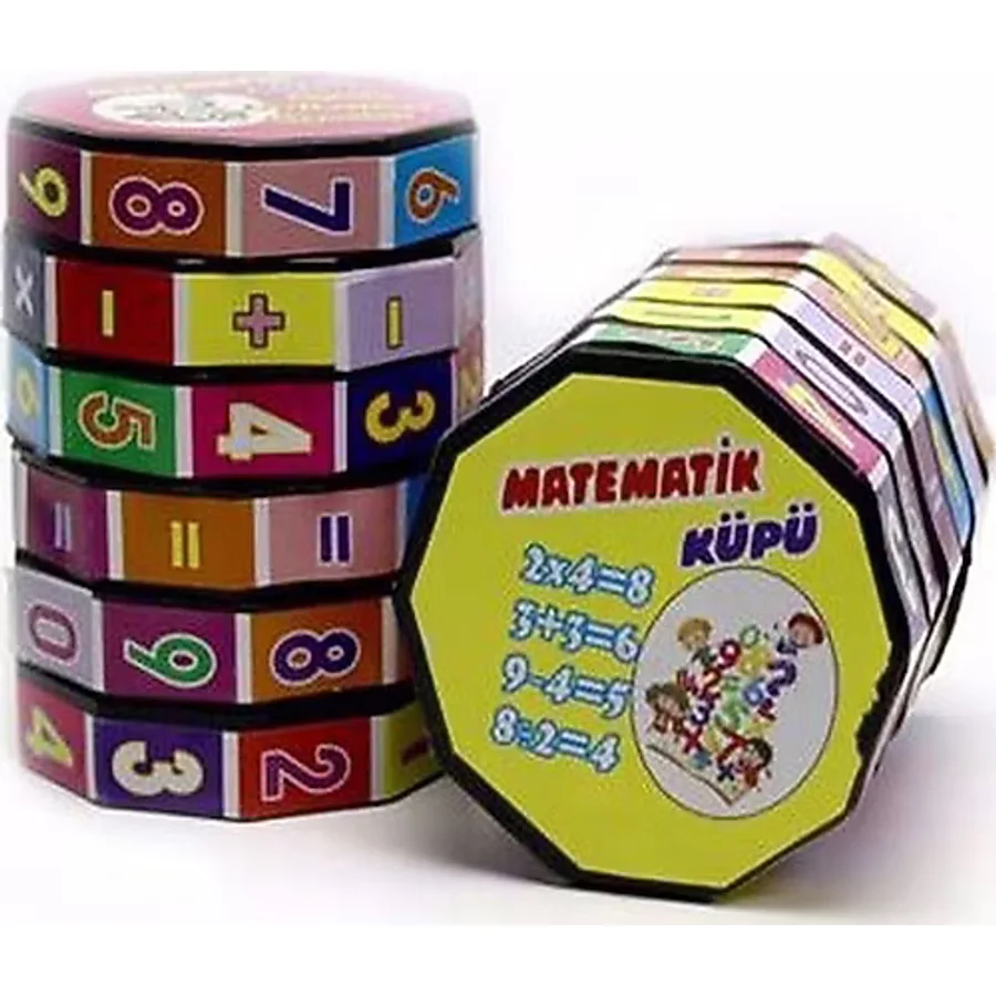 Matematik İşlem Küpü Eğitici Zeka Küpü 24 Adet