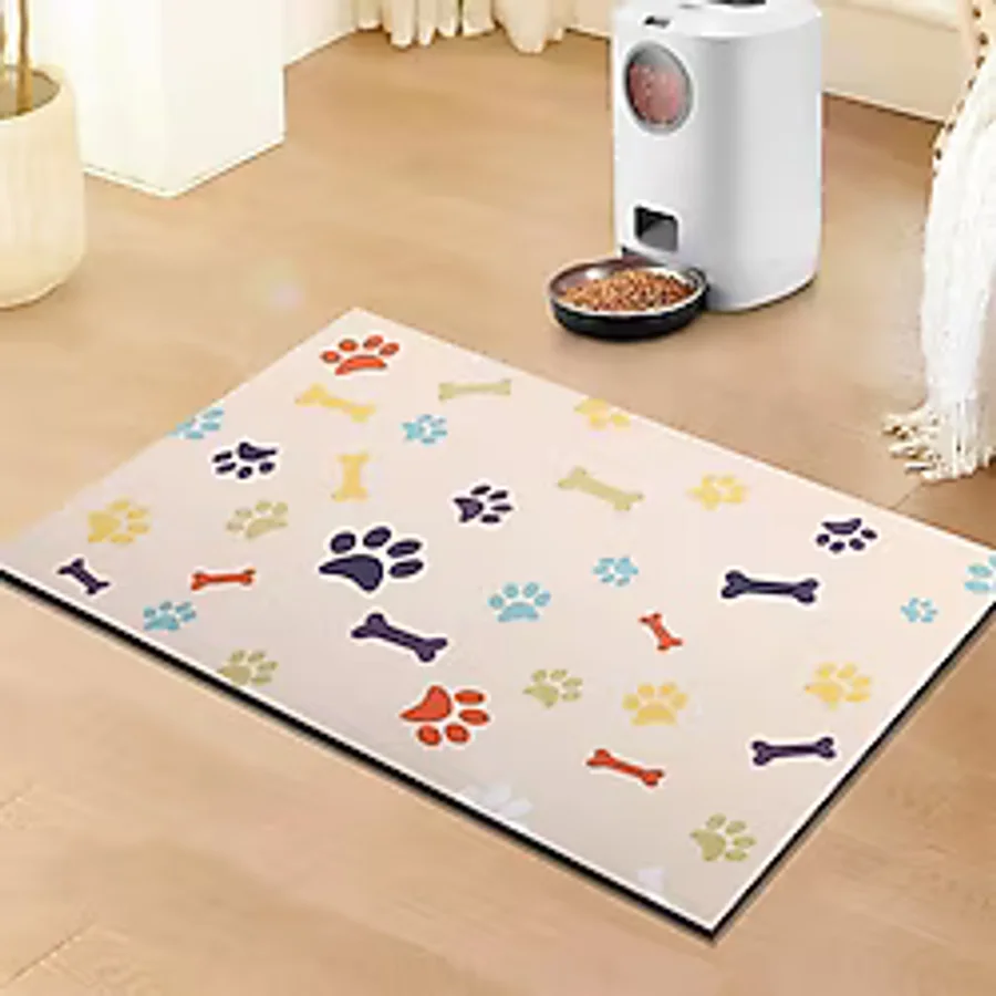 Matgo Pati Renkli Kemikler Evcil Hayvan Beslenme Matı 50 x 70 cm
