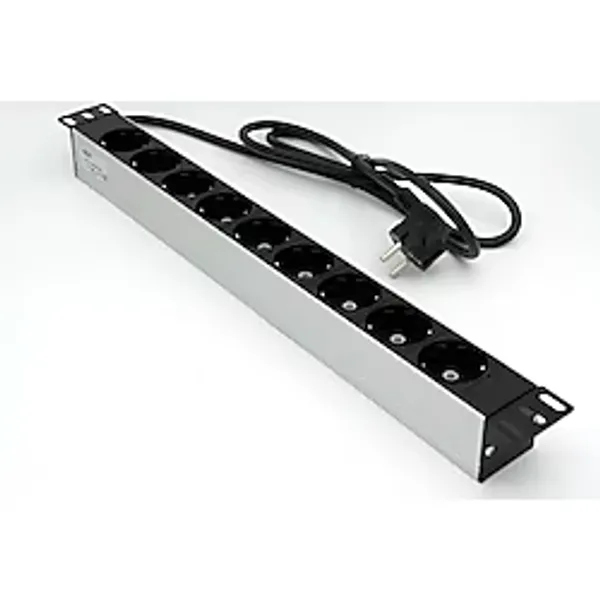 Matra Networks 9'lu Alüminyum PDU Rack Kabinet Tipi Grup Priz