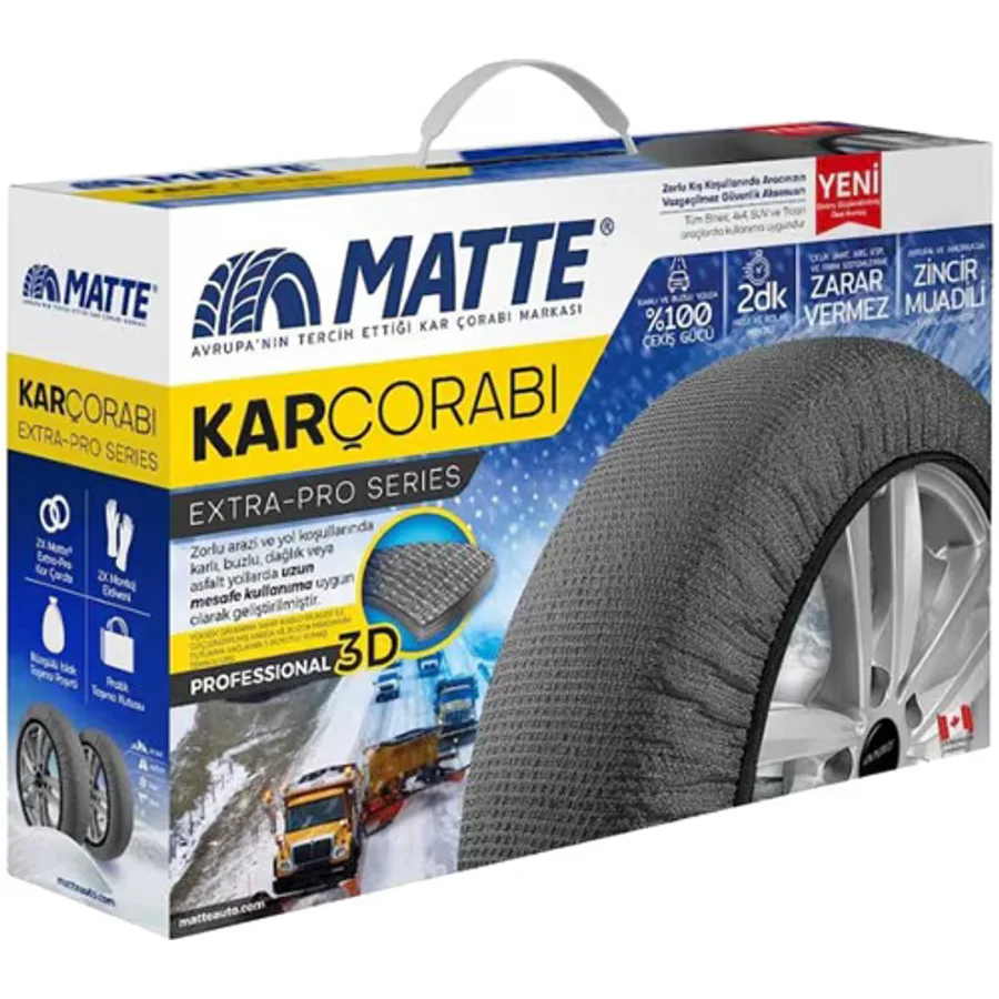 Matte Extra Pro Kar Çorabı