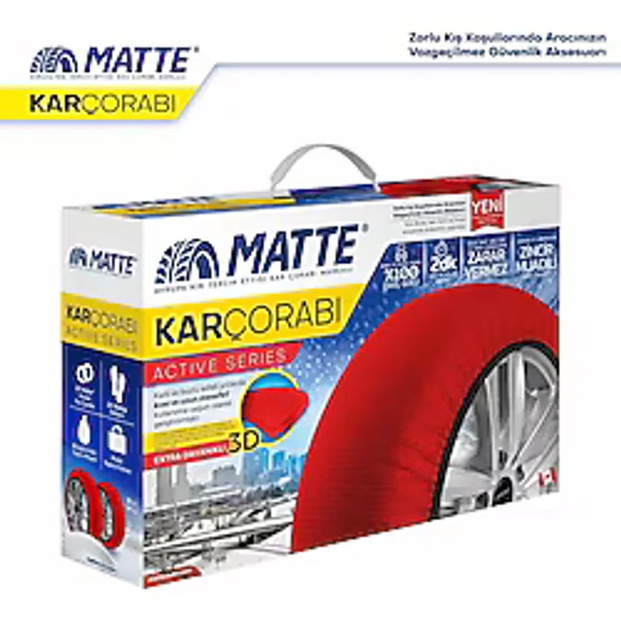 Matte Kar Çorabı Active Series XL