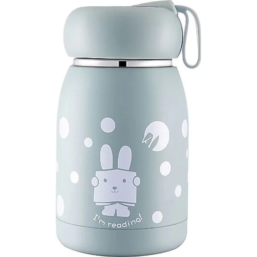 Mavi 304 Çelik 320 Ml Bebek Mama Saklama Termosu Mug Cin493mv
