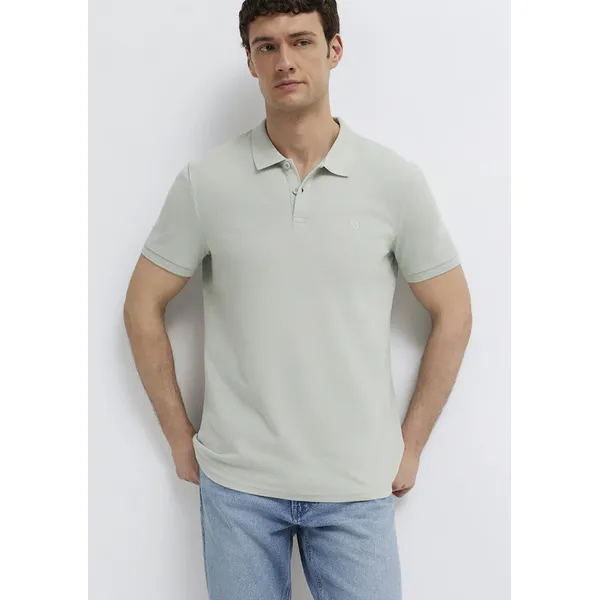 Mavi Mavi Mühür Logo Işlemeli Yeşil Polo Tişört 8804370148