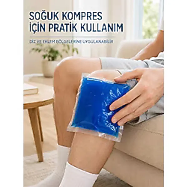 Mavi Termojel Kompres Paketi Sıcak Soğuk Kullanımlı Pratik Jel Kompres