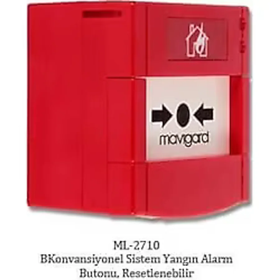 Mavili ML-2710 Konvansiyonel Resetlenebilir Yangın Alarm Butonu