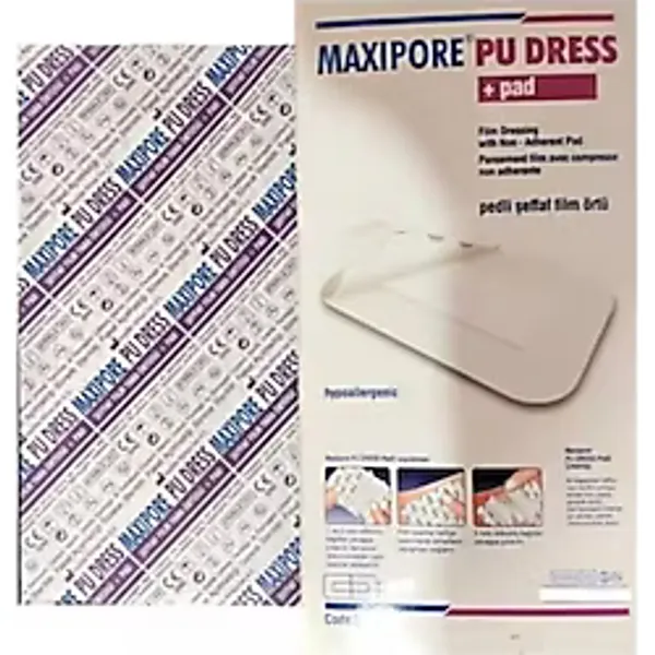 Maxipore Pu Dress Şeffaf Film Su Geçirmez Yara Örtüsü 9x10 cm 25'li 1 Kutu