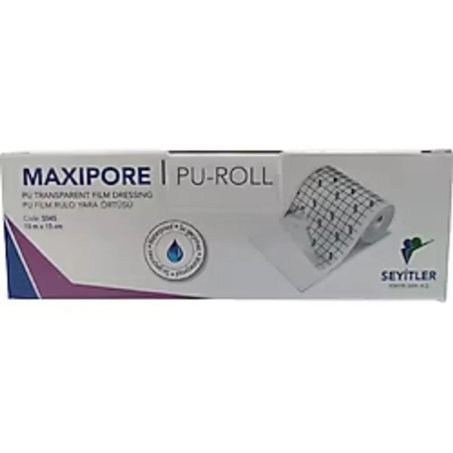 Maxipore PU Film Su Geçirmez Flaster Banyo Bandı 10m x 15cm