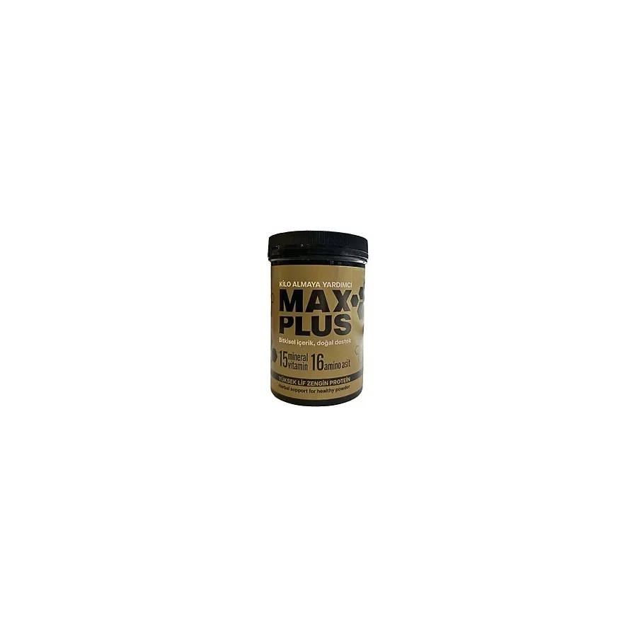 Maxplus 550Gr Doğal Bitkisel İçerik 15 Mineral Vitamin 16 Amino Asit, Kilo Almaya Destek İçecek