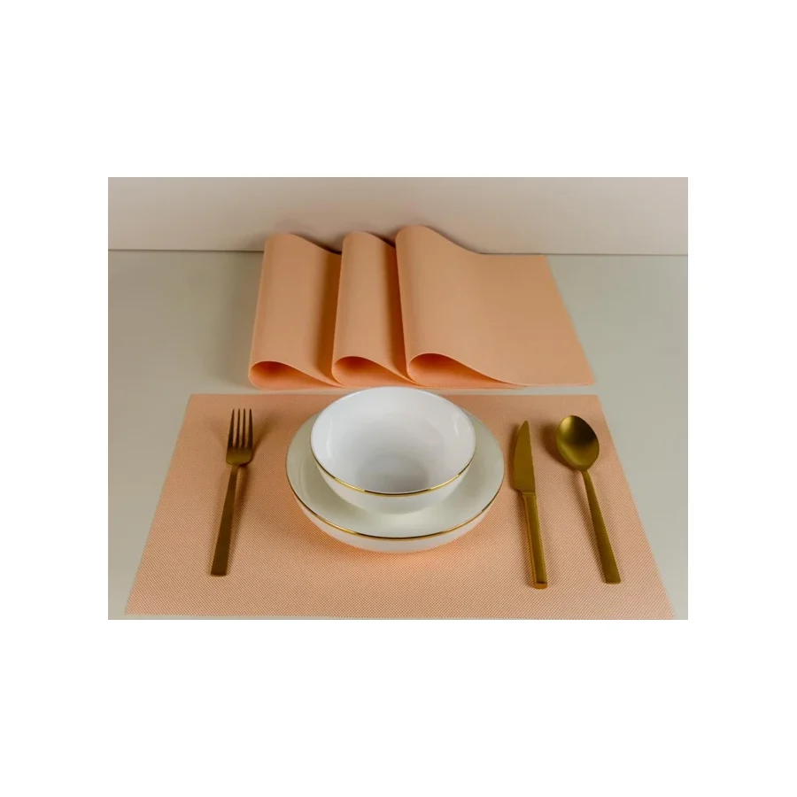 Maxstyle Harmony Citrus 4 Parça Amerikan Servis Seti 30X45 Cm