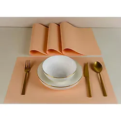Maxstyle Harmony Citrus 4 Parca Amerikan Servis Seti 30X45 Cm