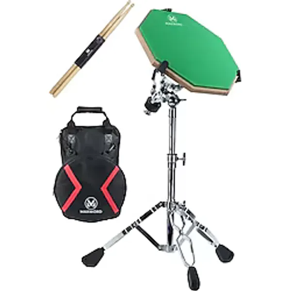 Maxword Dd-239Gr Pro Bateri Davul Çalışma Pedi Seti Drum Practice Pad Full Set