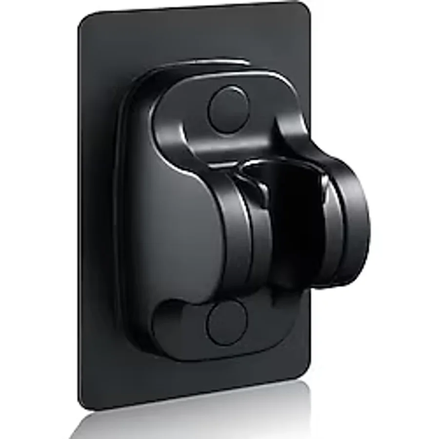Mayaglory Yapışkanlı Duş Başlığı Tutucu , Ayarlanabilir El Duş Tutacağı Delme Yok Duvara Monte Su Geçirmez , Mafsal , Duş Askısı (Black)