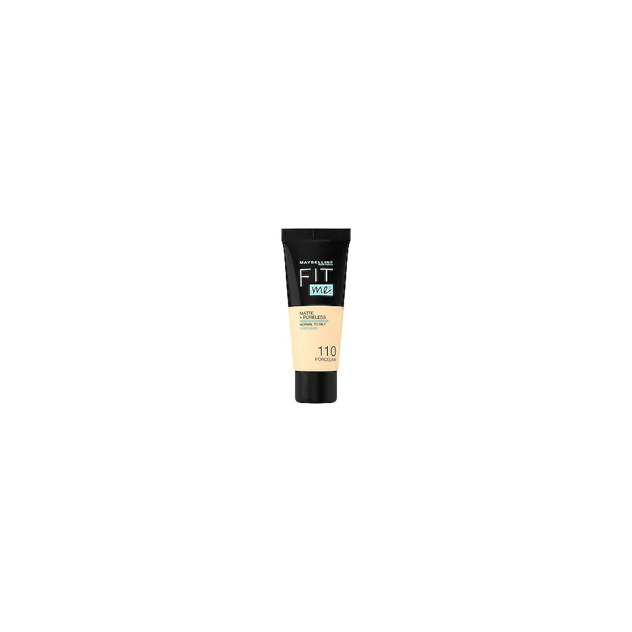 Maybelline Fit Me Matte + Poreless 110 Porcelain 30 ml Likit Fondöten