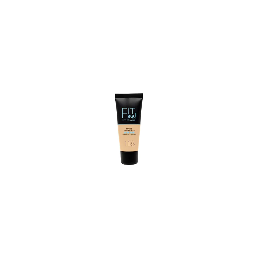 Maybelline Fit Me Matte + Poreless 118 Nude 30 ml Likit Fondöten