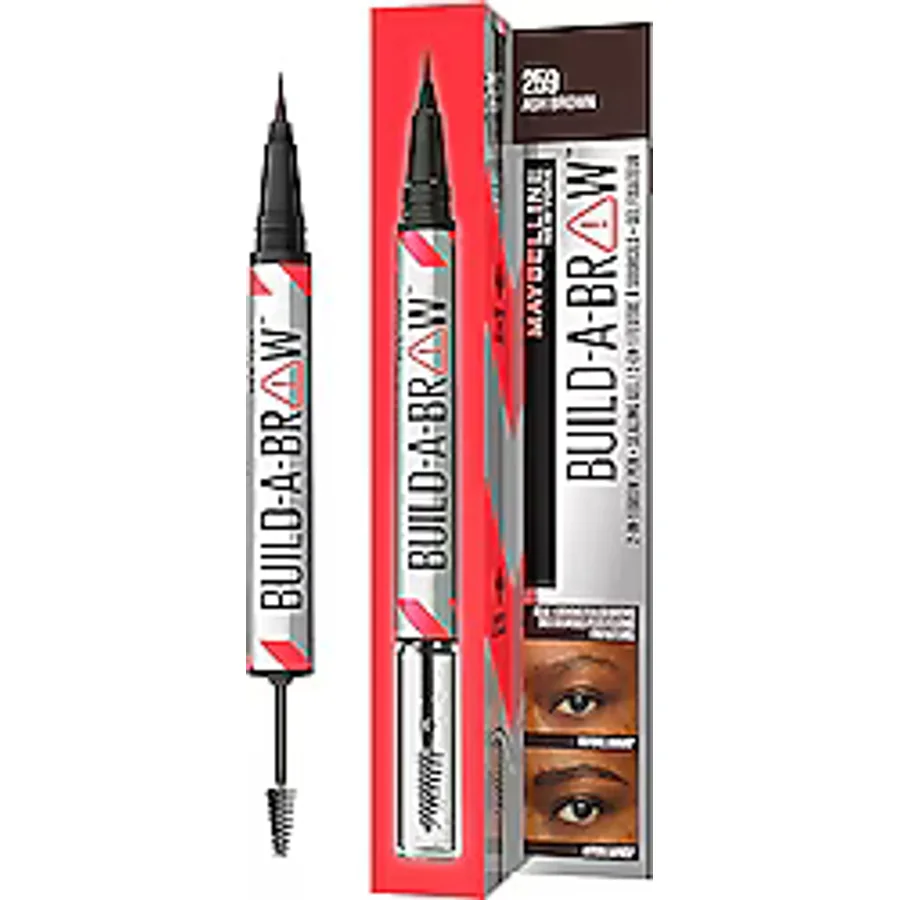 Maybelline New York Build a Brow 2 in 1 Ash Brown Kaş Kalemi ve Jeli