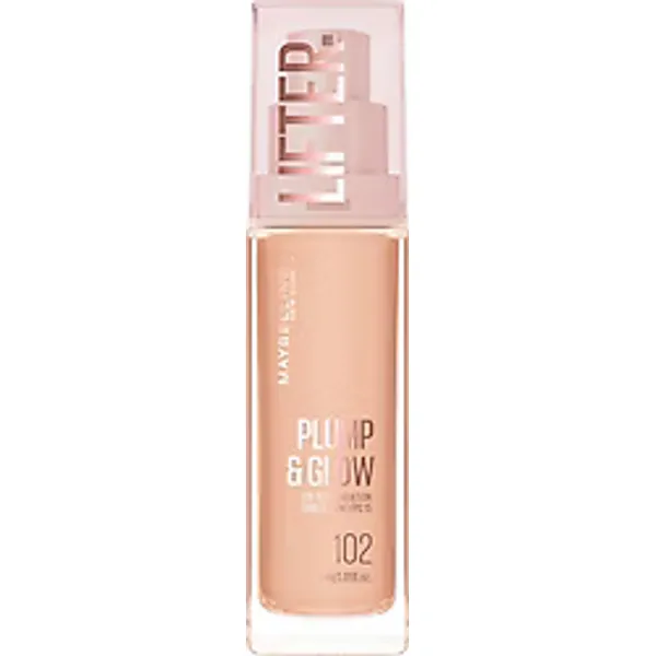 Maybelline New York Lifter Plump & Glow SPF 15 102 30 ml Krem Fondöten