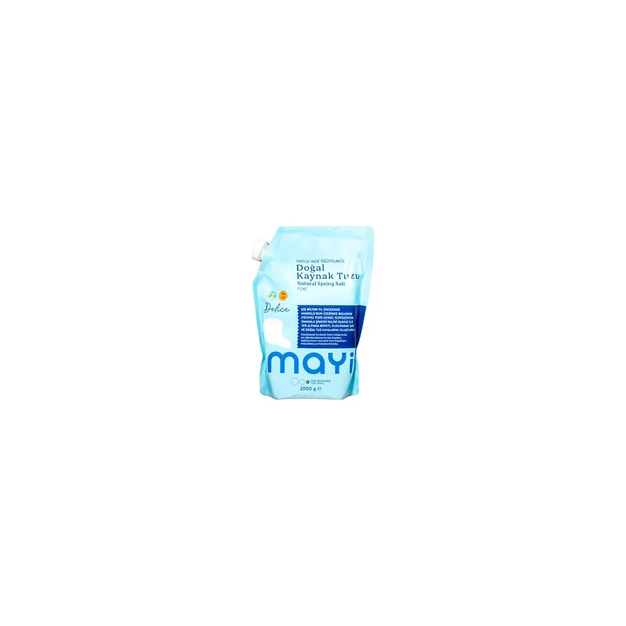 Mayi Tuz Öğütülmüş Sofra Tuzu İyotlu 2000 Gr