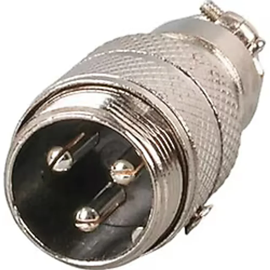 Mayk Gx16-3 Pinli Metal Erkek Konnektör (M16 - 16Mm)
