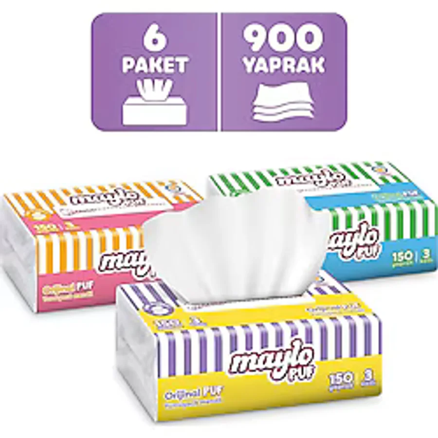 Maylo Puf Kağıt Mendil 150'li 6 Adet
