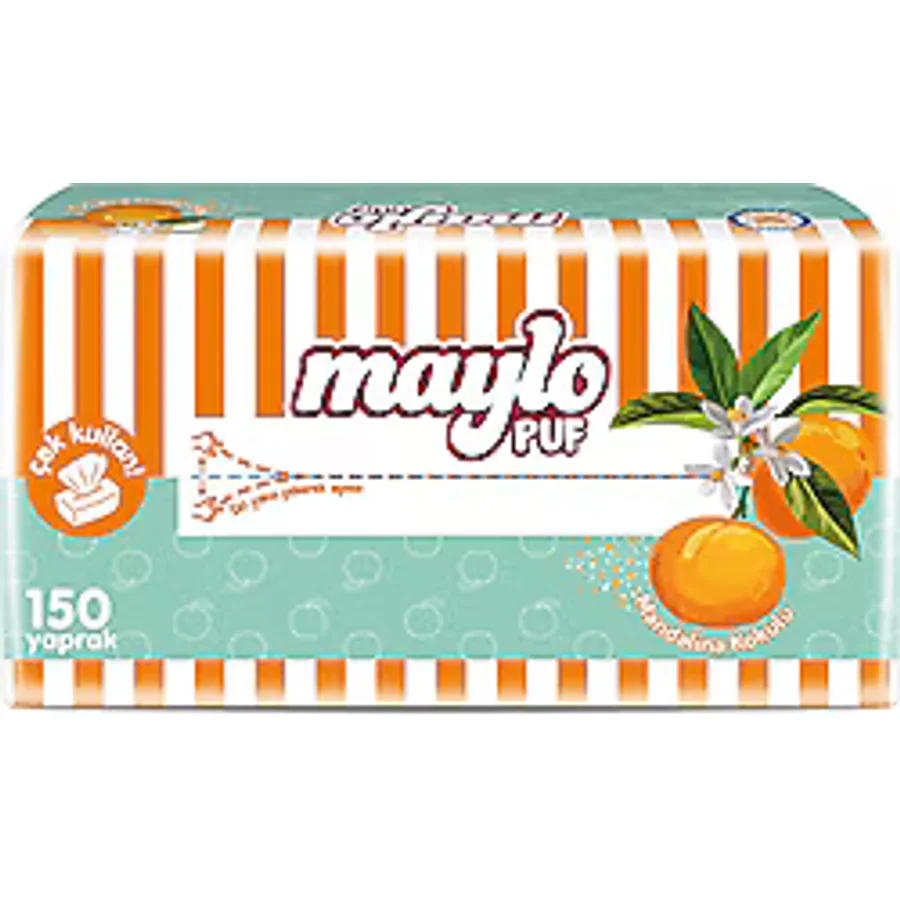 Maylo Puf Mandalina Kokulu Mendil 150'li
