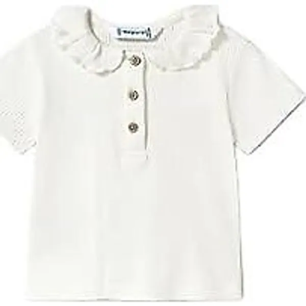 Mayoral Bebek Fırfırlı Polo Gömlek - Krem - 9