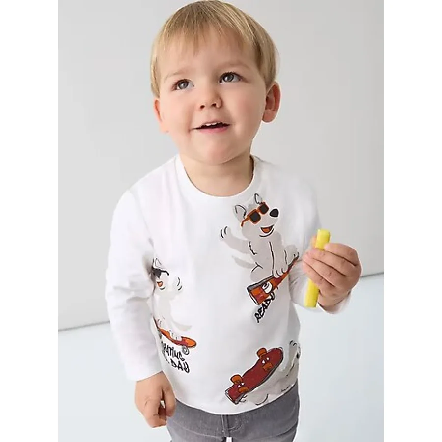 Mayoral Erkek Bebek Baskılı Sweatshirt