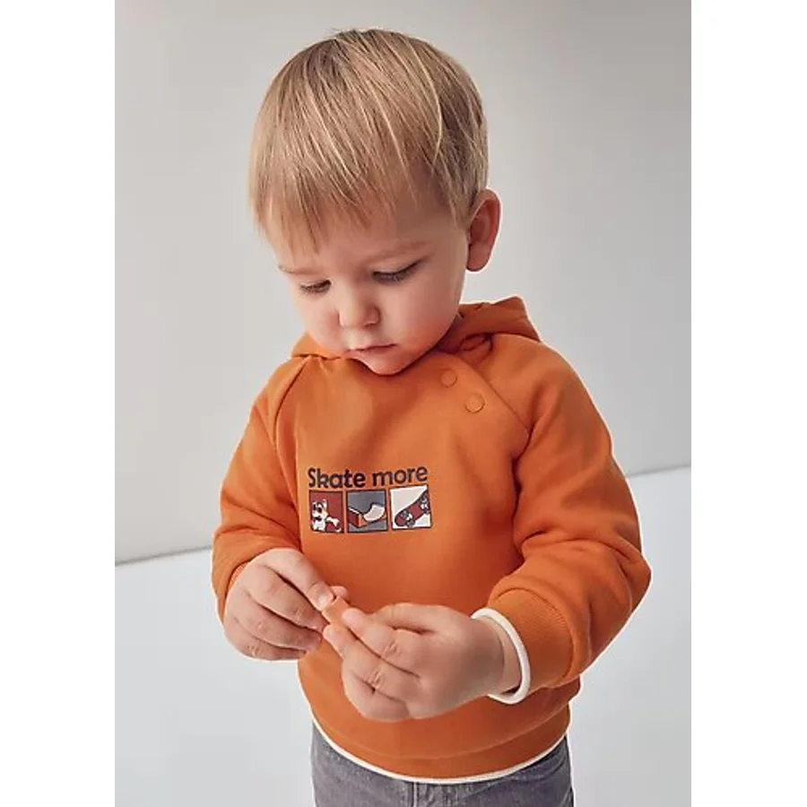 Mayoral Erkek Bebek Kapşonlu Sweatshirt