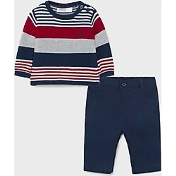 Mayoral Erkek Bebek Kazak Pantolon 2'li Set 2523 - 0 - 1 Ay - Lacivert