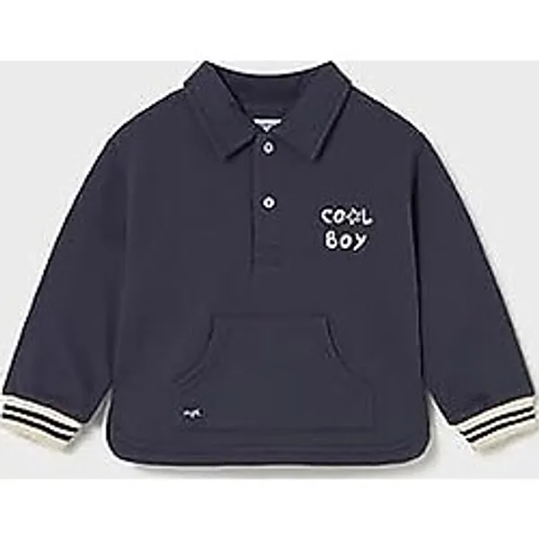 Mayoral Lacivert Erkek Bebek İşlemeli Sweatshirt 2415