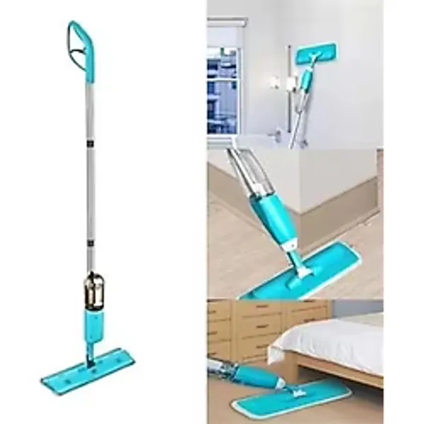 Mbb E-Ticaret Ryd City Döner Başlıklı Spreyli Mop Parke Ahşap Fayans Temizleyici Su Hazneli Sihirli Paspas