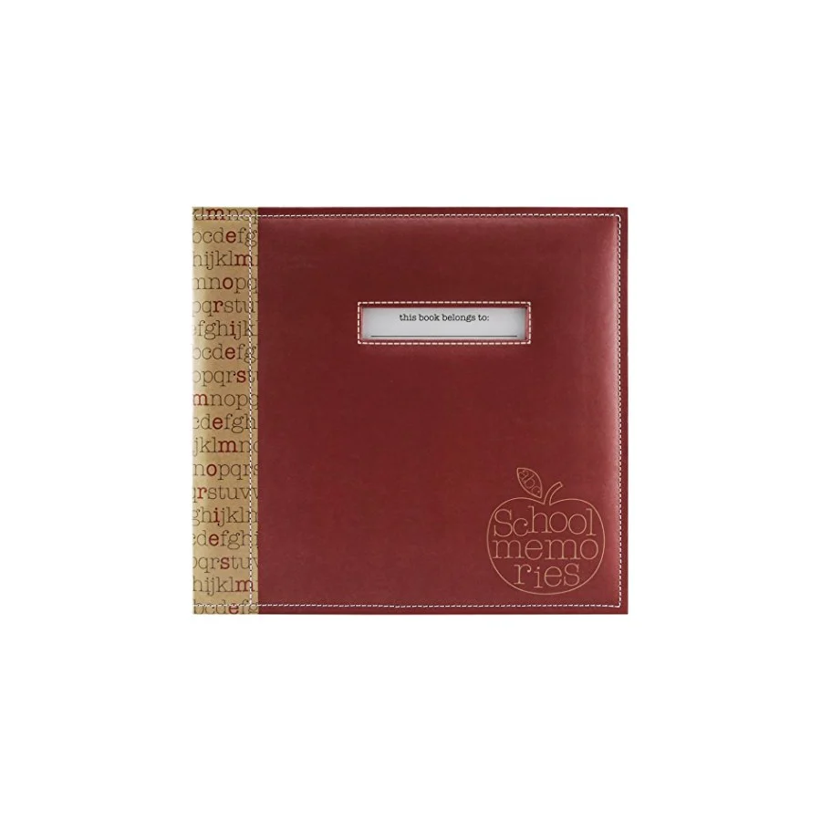 MBI School Memories Koleksiyon Defteri 30 x 30 cm - Kırmızı Elma