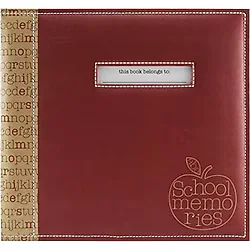 MBI School Memories Koleksiyon Defteri 30 x 30 cm - Kırmızı Elma