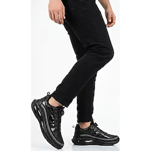 Mc Jamper Siyah Memory Foam Misina Bağcıklı Erkek Sneaker 2250 M