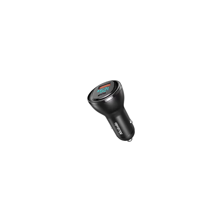 Mcdodo CC-5670 Type-C USB Çıkışlı Dijital Göstergeli PD Hızlı Araç Şarj Aleti
