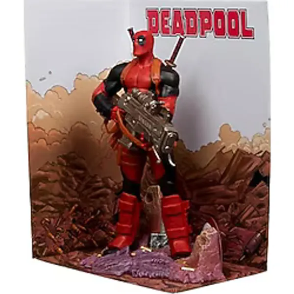 McFarlane Toys - Marvel Deadpool 1: 6. Ölçekli Sahne ve Çizgi Roman (Deadpool #1)