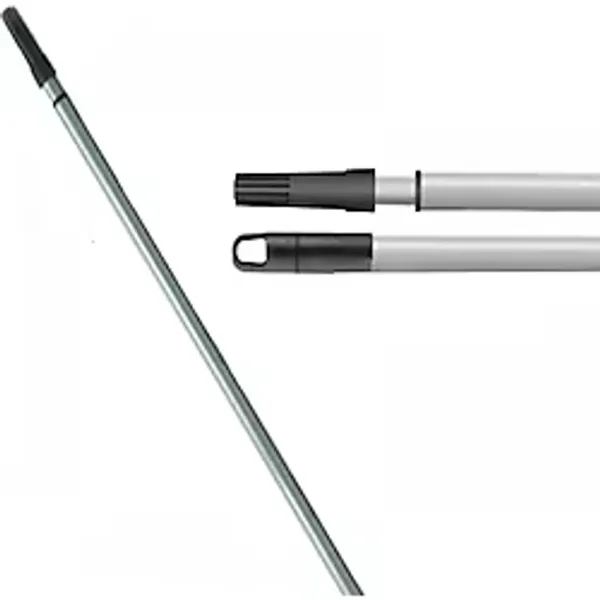 MCK Plus 9 Metre Teleskopik Uzayabilen Metal Sırık Sap - Gri