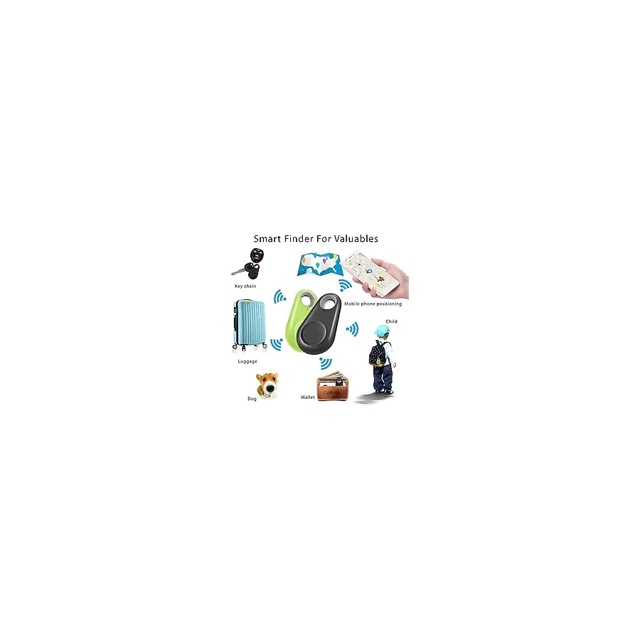 MCM Group Mini Akıllı Anahtar Bulucu Bluetooth Tracker Evcil Hayvan ve Eşya Gps Bulucu Anti-Kayıp Sensör ( Lisinya )