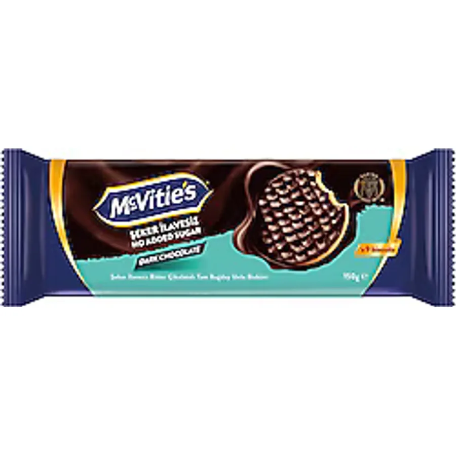 McVitie's Bitter Çikolata Kaplı Tam Buğday Bisküvi 150 gr