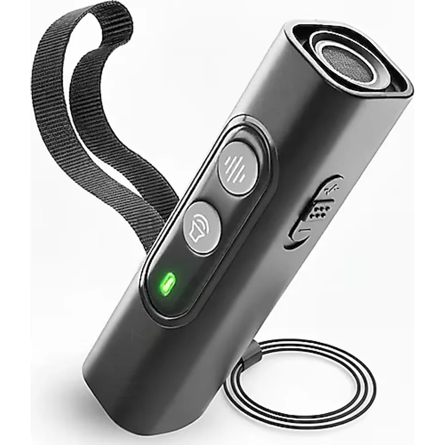 MDS Ultrasonik Köpek Kovucu USB Şarjlı Hafif Pratik Güvenli, Saldırı ve İstenmeyen Havlamalara Son