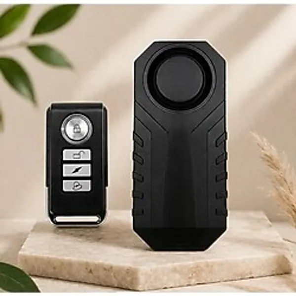 MDSTECH 113dB Bisiklet Motosiklet Alarmı Uzaktan Kumandalı Su Geçirmez 7 Hassasiyet SOS